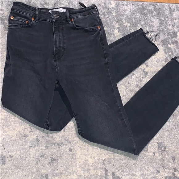 Zara Black Skinny Jeans Size 4